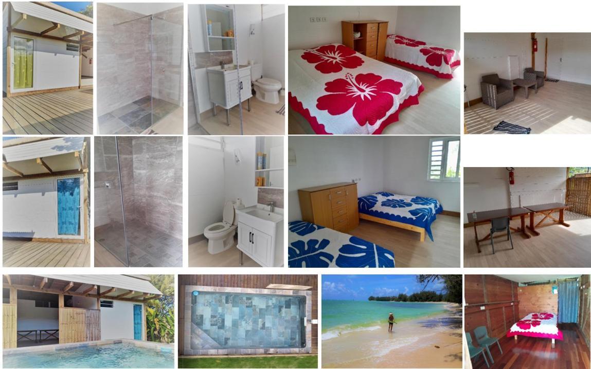 Mara'Ai Le Spot Tubuai, Chambre Triple Deluxe Mahu Sdb Privee Avec Piscine Mataura Eksteriør billede